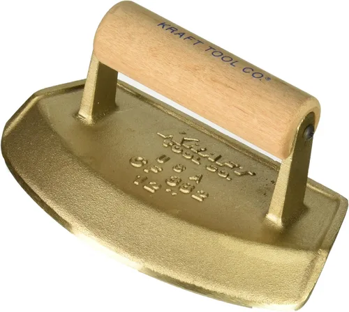 Vista 3 de Kraft Tool CF382 Tubo de chaflán de diámetro de bronce con mango de madera, 12 pulgadas