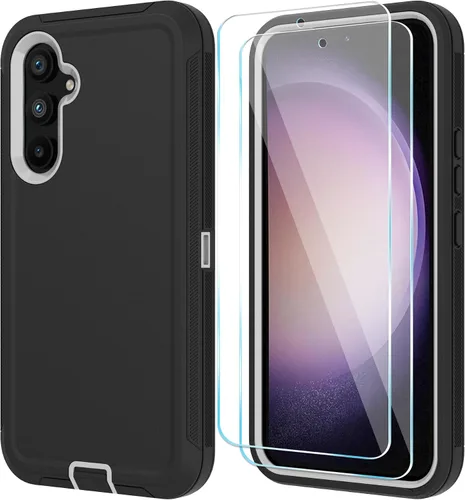 Vista 13 de ONOLA Funda para Samsung Galaxy S23 con protector de pantalla HD, resistente, a prueba de golpes y caídas, 3 capas, para Galaxy S23 de 6.1 pulgadas