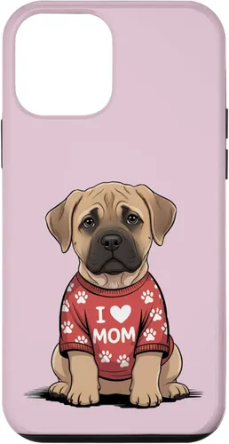 Vista 16 de Womens I Love Mom Bullmastiff Dog Mother's Day Mastiff Mom Case for iPhone 17