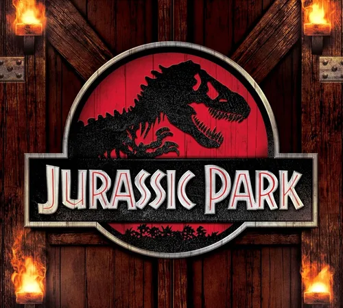 Vista 2 de Jurassic Park - Póster reimpresión #3 – Arte de pared retro de los 90 de ciencia ficción de dinosaurios, película clásica para decoración del hogar