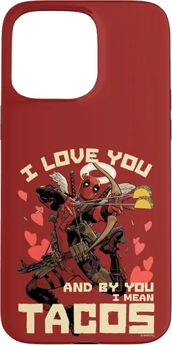 Vista 69 de Marvel Deadpool I Love You and by You I Mean Tacos - Carcasa para iPhone 17
