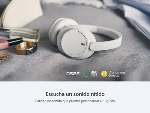 Vista 4 de Sony WH-CH720 Auriculares inalámbricos Bluetooth con cancelación de ruido, micrófono integrado, hasta 35 horas de duración de la batería y carga