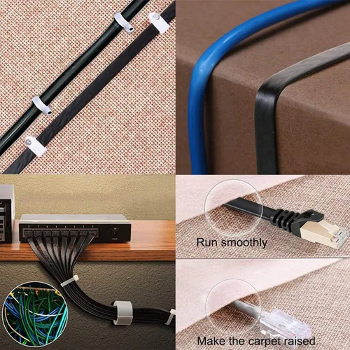 Vista 6 de BUSOHE Cable Ethernet Cat8 de 1 pie, paquete de 5 unidades, multicolor, 40 Gbps 2000 MHz Cat-8, cable de conexión de red LAN de Internet