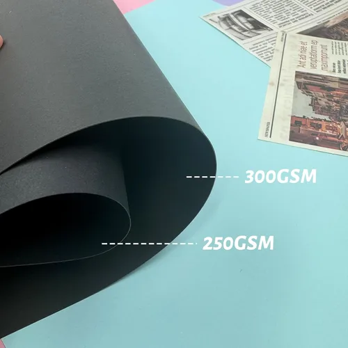 Vista 7 de YINUOYOUJIA Cartulina 12 x 12 pulgadas Papel grueso 30 hojas, cartulina negra de 250 g/m²/92 lb