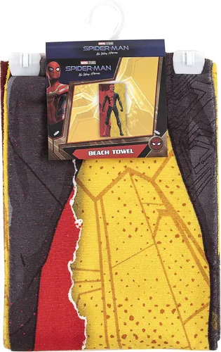 Vista 2 de Northwest Toalla de playa Spider-Man, 30 x 60 pulgadas, rojo dorado Rip Rojo Oro Rip