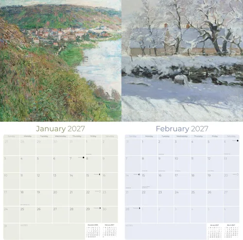 Vista 571 de Calendario de grises africanos 2025 2026 – Planificador mensual de pared de aves africanas – 12 x 18 pulgadas (abierto), calendario de pared