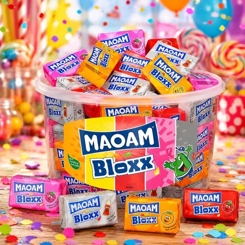 Vista 4 de Maoam Cubos, 50 piezas