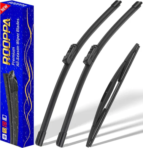 Vista 12 de 3 limpiaparabrisas de repuesto para Mini Cooper 2006-2011, cuchillas limpiaparabrisas de repuesto de equipo original - 19"/18"/10" pulgadas