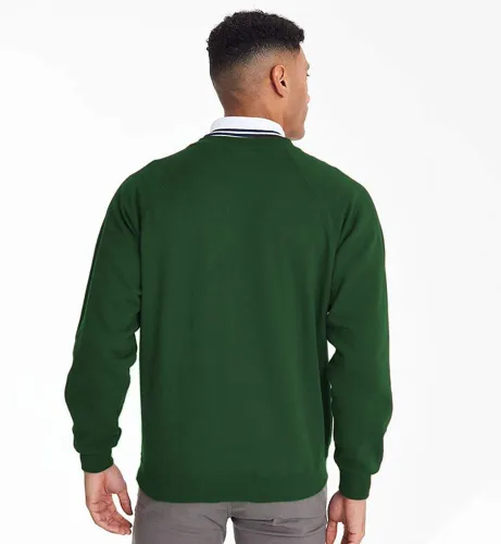 Vista 5 de Colorsure - Sudadera con cuello en V para hombre