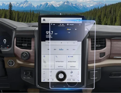 Vista 24 de CDEFG Protector de pantalla de automóvil con control central, protector de pantalla táctil para Dodge RAM 1500/2500/3500 Uconnect 2013-2018, vidrio