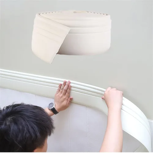 Vista 10 de Tira autoadhesiva para bordes de pared, flexible, extragruesos, protectores de bordes de mesa, protectores de parachoques de seguridad para bebés