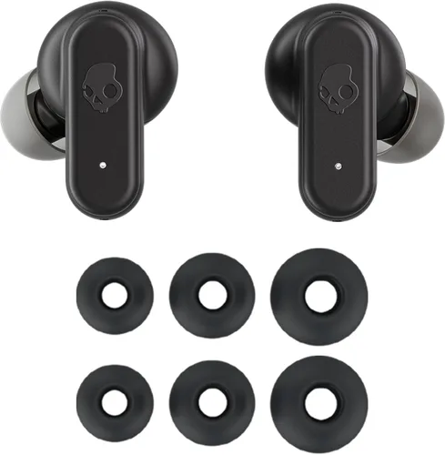 Vista 8 de Skullcandy Dime 3 auriculares inalámbricos, auriculares Bluetooth, ajuste de aislamiento de ruido, batería de hasta 20 horas, micrófono para iPhone
