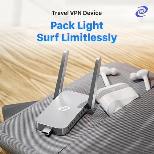 Vista 7 de Deeper Connect Air de Tamaño Bolsillo Inalámbrico Portátil VPN Router de Viaje Wireguard OpenVPN DPN WiFi Router