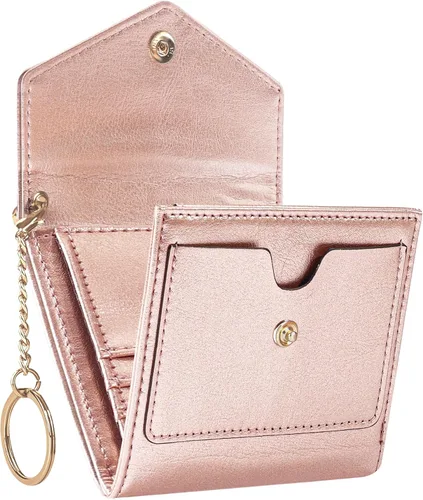 Vista 21 de Gostwo Billetera para Mujer con Bloqueo RFID Carteras Pequeñas para Mujer Tarjetero de Tarjetas de Crédito Carteras Triple Pliegue para Damas