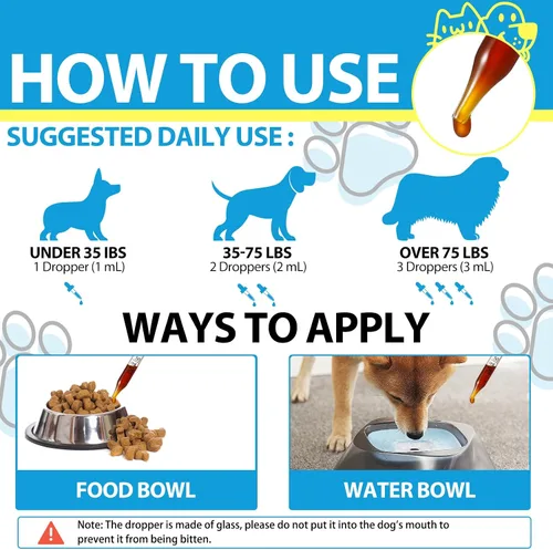 Vista 7 de Tratamiento para la tos de la perrera para perros, gotas de hierbas para la tos de la perrera - 2.02 onzas líquidas / 2.0 fl oz