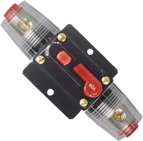 Vista 18 de Interruptor de circuitos manual para audio, 100 A/150 A, con botón, 12 V-24 V, CC, fusible, para sistemas de audio, para lancha, automóvil WA100A