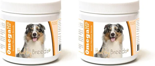 Vista 197 de Healthy Breeds Affenpinscher Omega HP - Masticables suaves para piel y pelaje, 60