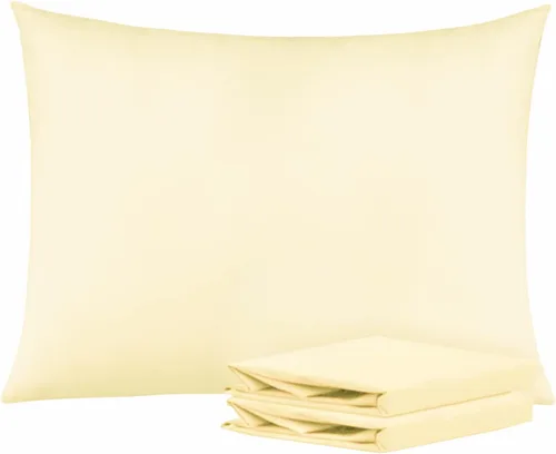 Vista 100 de NTBAY Juego de fundas de almohada estándar, paquete de 2 fundas de almohada de microfibra cepillada de 20 x 26 pulgadas, suaves, sin arrugas Aqua