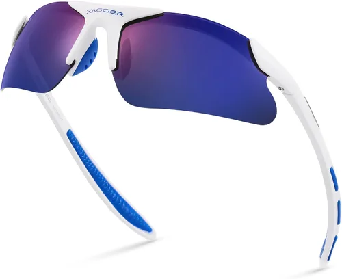 Vista 34 de Gafas de sol deportivas polarizadas para niños y niñas, gafas de béisbol y sóftbol, montura TR90