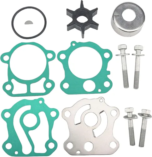 Vista 16 de 6N0-W0078 Kit de impulsor de bomba de agua para Yamaha fueraborda 2 tiempos de 6 8 HP 6G1-W0078-00-00 6G1-W0078-A1-00 Sierra 18-3460