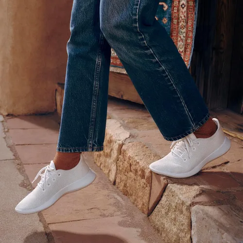 Vista 8 de Zapatos deportivos para mujer Tree Runners, lavables a máquina, hechos con materiales naturales