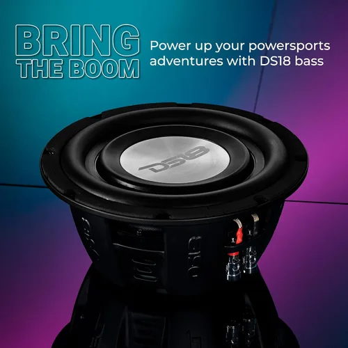 Vista 4 de DS18 PSW10.2D Subwoofer de montaje superficial (8" Dual 4 Ohm)