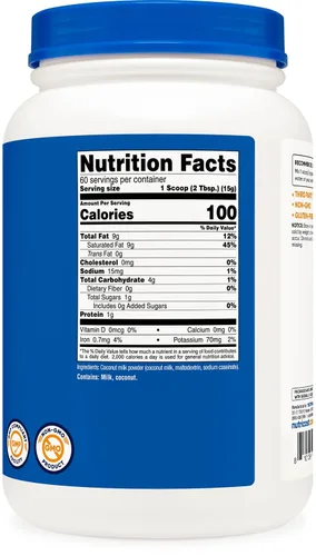 Vista 3 de Nutricost Leche de coco en polvo 2LBS