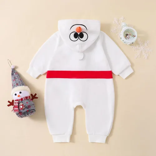 Vista 3 de Traje de Navidad para bebé niño y niña, mono de monstruo verde, mameluco de disfraz de Navidad