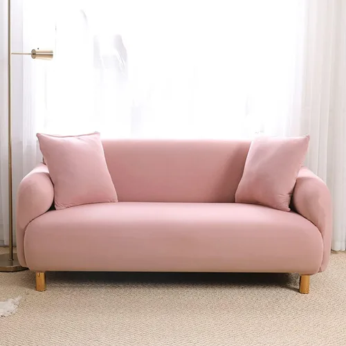 Vista 10 de Fundas de sofá de alta elasticidad de 2 plazas, ultra suaves y elegantes, para perros y niños, protector de muebles de elastano con parte inferior