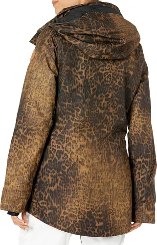 Vista 2 de Volcom Shelter 3D - Chaqueta con capucha para mujer, con aislamiento elástico, para snowboard, esquí, invierno