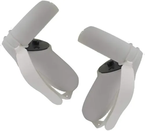 Vista 2 de TNE Knuckle Straps with Thumbstick Covers & Wrist Straps for Oculus Quest 2 Anti-Drop Hand Grip Accessories for Quest 2 Touch Controller Handle