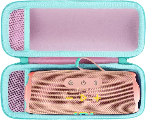 Vista 15 de Lebakort - Carcasa rígida compatible con altavoz Bluetooth JBL Flip 7, 6, 5 Rosa