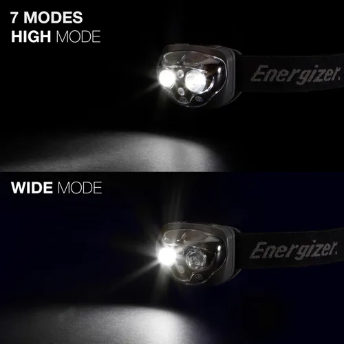 Vista 8 de Energizer PRO-360 Linterna frontal LED, resistente al agua IPX4, linterna de alto rendimiento para exteriores, camping, correr, tormenta, luz LED