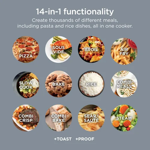 Vista 6 de Ninja Combi™ 14 en 1 Multicooker, freidora de aire, horno tostador