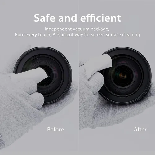 Vista 6 de VSGO Kit profesional de limpieza de cámara: para cámaras Canon, Nikon, Sony, DSLR y sin espejo, incluye lápiz de limpieza de lentes, soplador