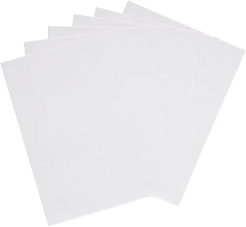 Vista 5 de Mega Crafts 6 hojas metálicas de espuma EVA de 9 x 12 pulgadas, papeles con purpurina azul brillante con parte trasera adhesiva, álbumes