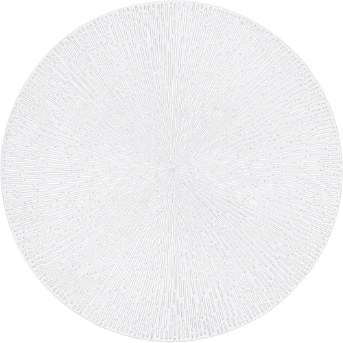 Vista 10 de Juego de 6 manteles individuales redondos dorados de vinilo metálico antideslizantes, manteles individuales para mesa de cocina, manteles