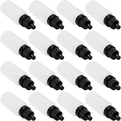 Vista 6 de Othmro 50 botellas de plástico de polietileno de 0.5 onzas, botellas cuentagotas de ojo de laboratorio de 0.5 fl oz, botella gotero líquido
