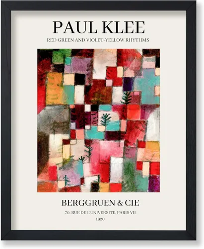 Vista 79 de Poster Master Póster vintage de Paul Klee – Impresión retro de cómicos – Arte de dibujo – Arte abstracto – Regalo para hombres y mujeres – Estilo-09