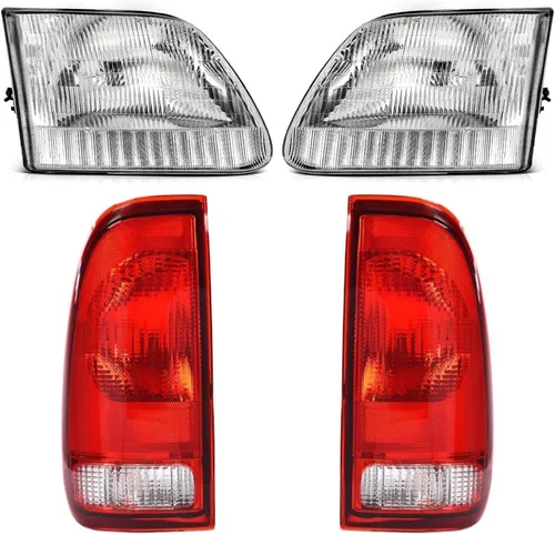 Vista 23 de EPIC LIGHTING Faros halógenos tipo OE compatibles con FOR.D 01-03 F-150 97-99 F-250 LIGHTNING