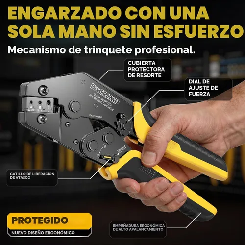 Vista 7 de Kit de herramienta de crimpado de conectores DxCRIMP Deutsch DT Series, conectores eléctricos impermeables para automóviles de 2/3/4/6 pines
