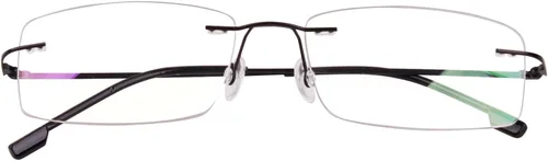 Vista 22 de Agstum Titanium Alloy Flexible Rimless Hinged Frame Optical Eyeglasses Frames