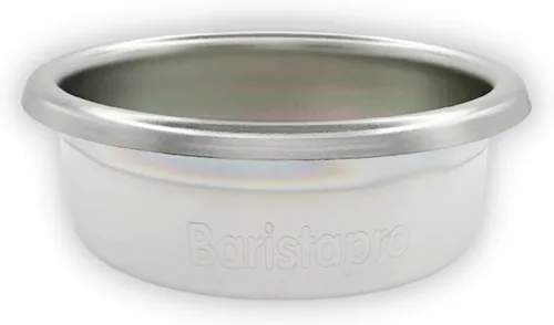 Vista 2 de IMS Baristapro Nanotech Precision Ridgeless - Cesta portafiltro doble, 0.63 oz