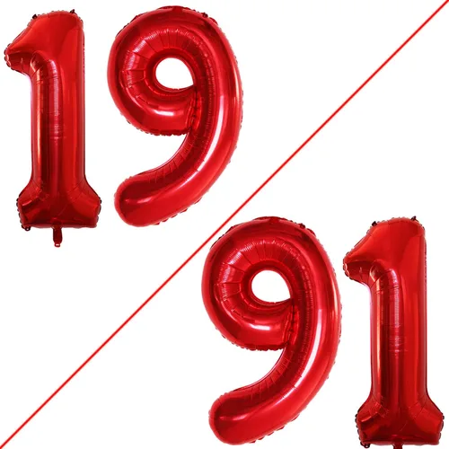 Vista 393 de Goer, conjunto de globos de papel aluminio para decoraciones de cumpleaños, globos de las letras de feliz cumpleaños y de números Oro