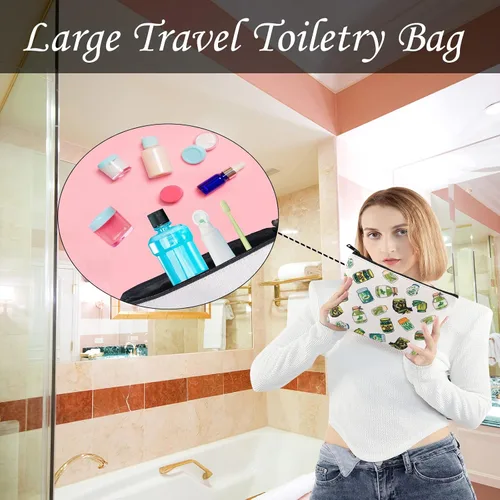 Vista 3 de LEVLO Pickle Bundle Gift Pickle Bachelorette Pickle Lover Bolsa impermeable con cremallera Pickle Queen para mujeres y niñas BFF, Pickle