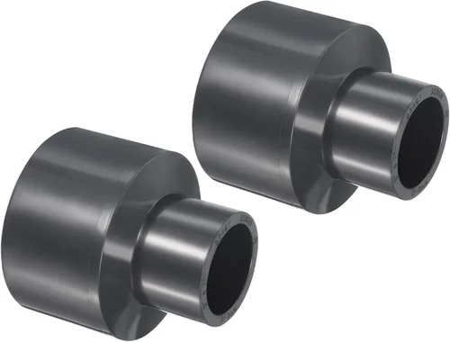 Vista 15 de PATIKIL UPVC Reductor de tubería de montaje de 1-1/2 "x 1" Socket Schedule 80, conector adaptador de acoplamiento recto, gris