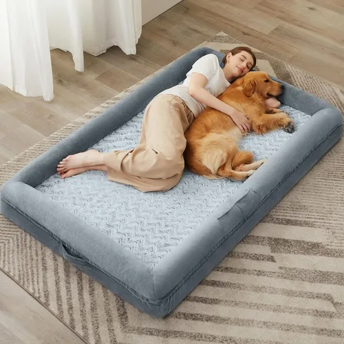 Vista 15 de WNPETHOME Cama extragrande XL para perro, sofá lavable para perro con funda impermeable extraíble, sofá cama grande ortopédica para mascotas