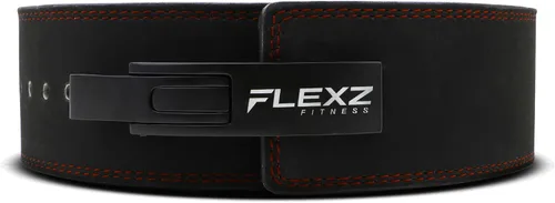 Vista 3 de Flexz Fitness Lever Weight Lifting Belt Leather - 10MM 13MM Powerlifting Gym Belts for Men & Women - Lower Back Support for Weightlifting Deadlifts