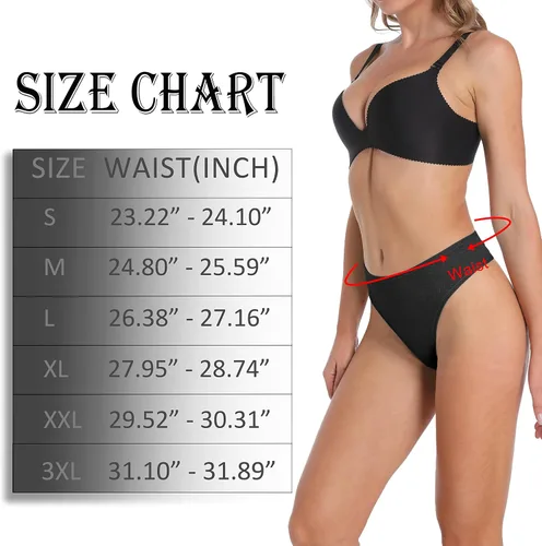 Vista 7 de PSEFNAGX Bragas de tanga transpirables sin costuras para mujer, ropa interior regular y talla grande