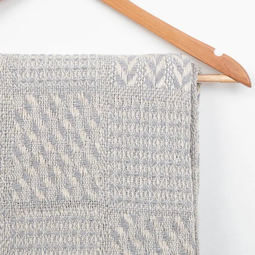 Vista 6 de Arkwright - Mantas comunes a granel, paquete de 12, reversibles, 100% algodón, para todas las estaciones, ligeras, para invitados a bodas, viajes